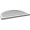 Ekena Millwork Round Top Surface Mount PVC Gable Vent w/ 2"W x 2"P Brickmould Sill Frame, 40"W x 30"H GVPRT40X3003SN - alternate 5